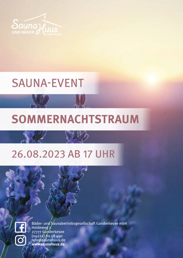 Sauna-Event Sommernachtstraum