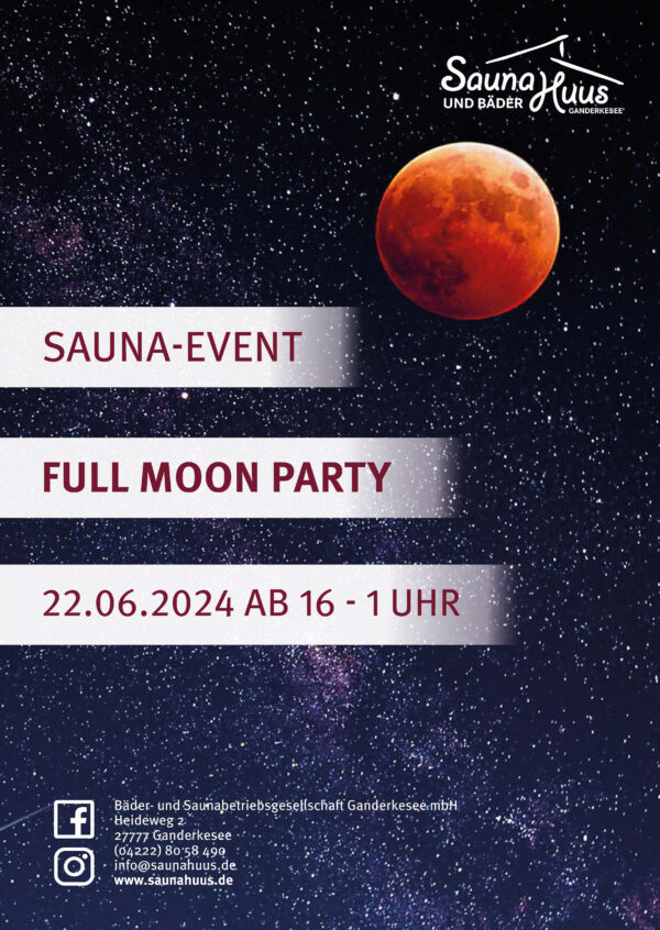 Sauna-Event Full Moon Party